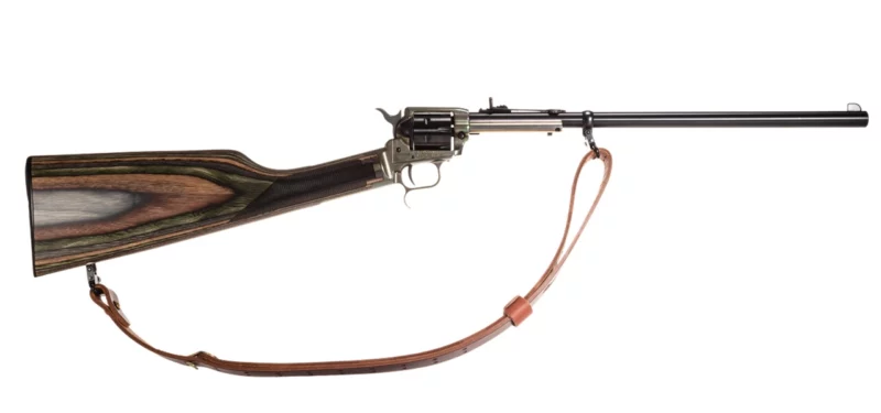 Heritage Rough Rider Rancher .22 LR carbine 16 inch barrel camo laminate stock 6-round