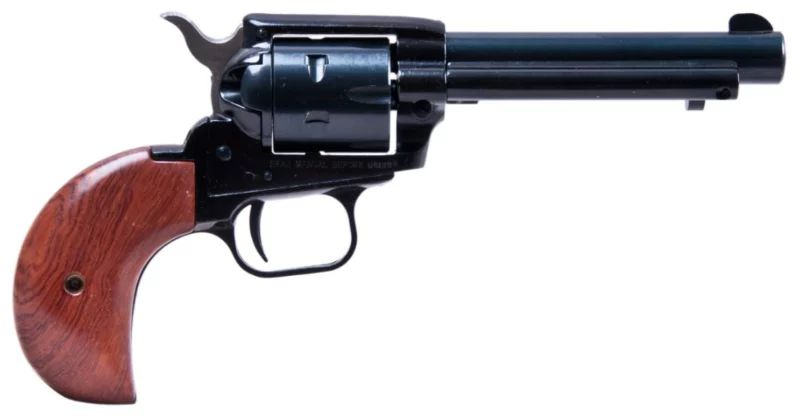 Heritage Rough Rider .22 LR/.22 WMR 4.75 inch blued revolver with cocobolo bird's head grip