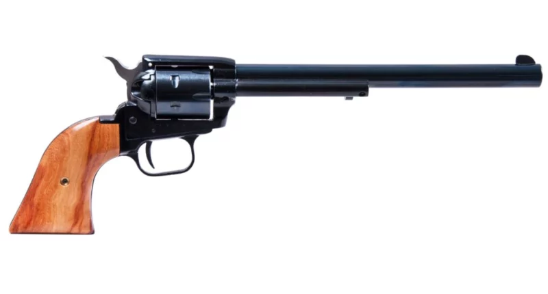 Heritage Rough Rider 9 inch blued revolver with cocobolo grips, 6-shot cylinder
