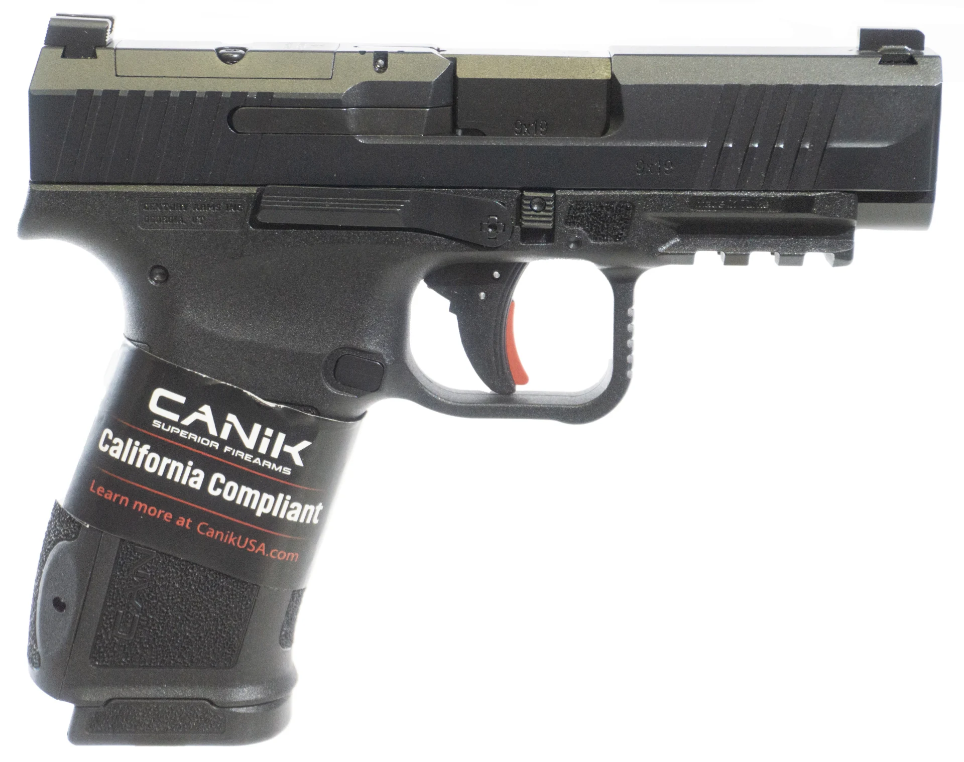Canik Mete MC9 LS CA-compliant 9mm pistol 3.63in barrel black