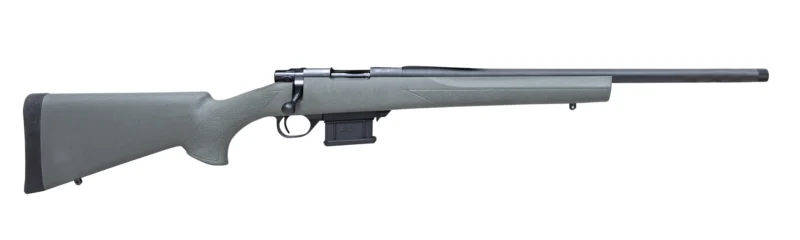 Howa Mini Action M1500 .223 REM 20" threaded bolt-action rifle with green synthetic stock