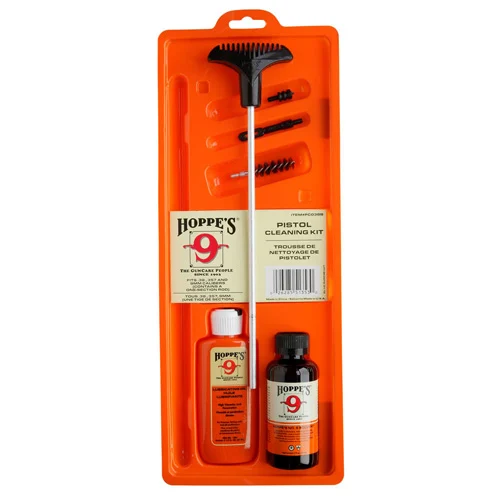 Hoppe's PCO38B pistol cleaning kit for .38/.357/9mm in clamshell packaging