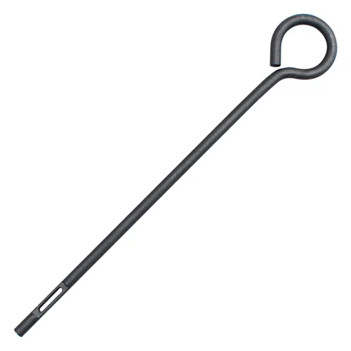 Shooters Choice Looped Pistol Rod 8.5 in steel with finger loop and 8-32 threads