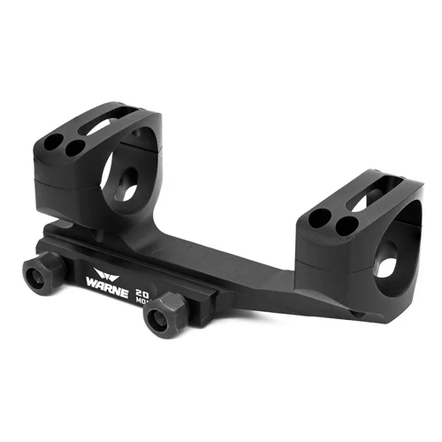 Warne LR-SKEL 1-inch MSR scope mount 20 MOA skeletonized black