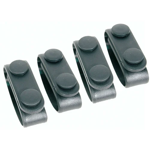 Blackhawk molded belt keepers 4-pack black fits 2-inch and 2 1/4-inch duty belts