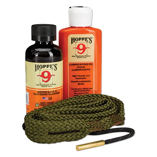 Hoppe's 1-2-3 Done! pistol cleaning kit with BoreSnake and No. 9 cleaner