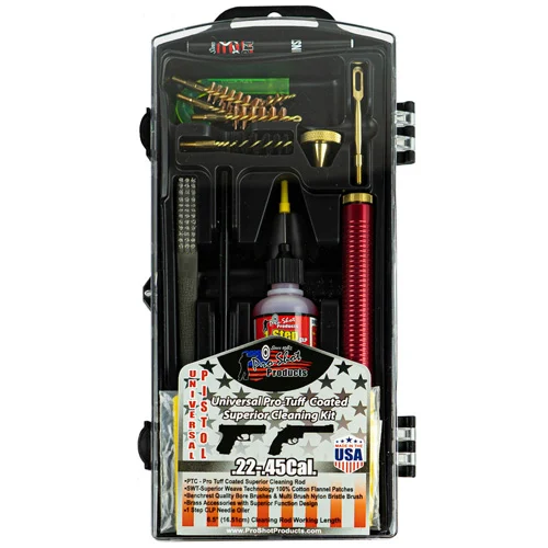 Pro-Shot Coated Rod .22-.45 Cal Multi-Cal Classic Pistol Box Kit