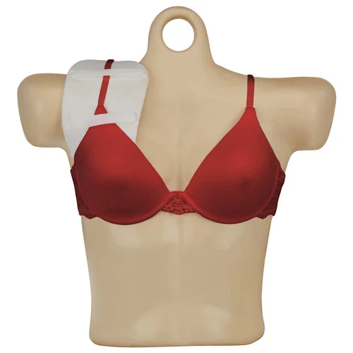 Caldwell Hidden Comfort Recoil Shield women's white cotton blend recoil pad