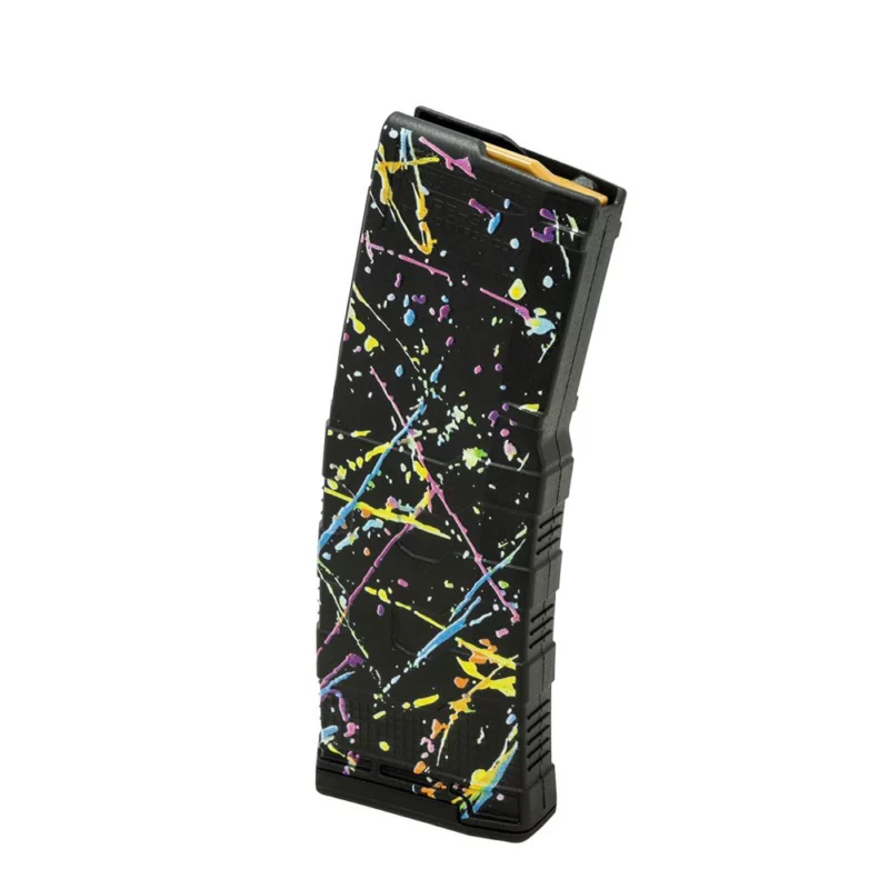 AMEND2 MOD-3 30rd AR-15 polymer magazine neon splatter