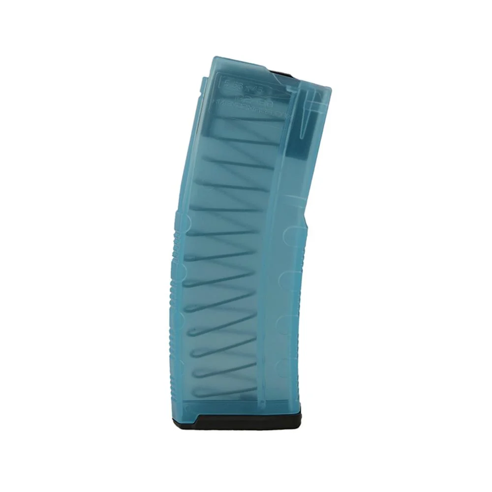 Amend2 Mod-C 30-round translucent teal AR-15 magazine (.223/5.56 NATO)