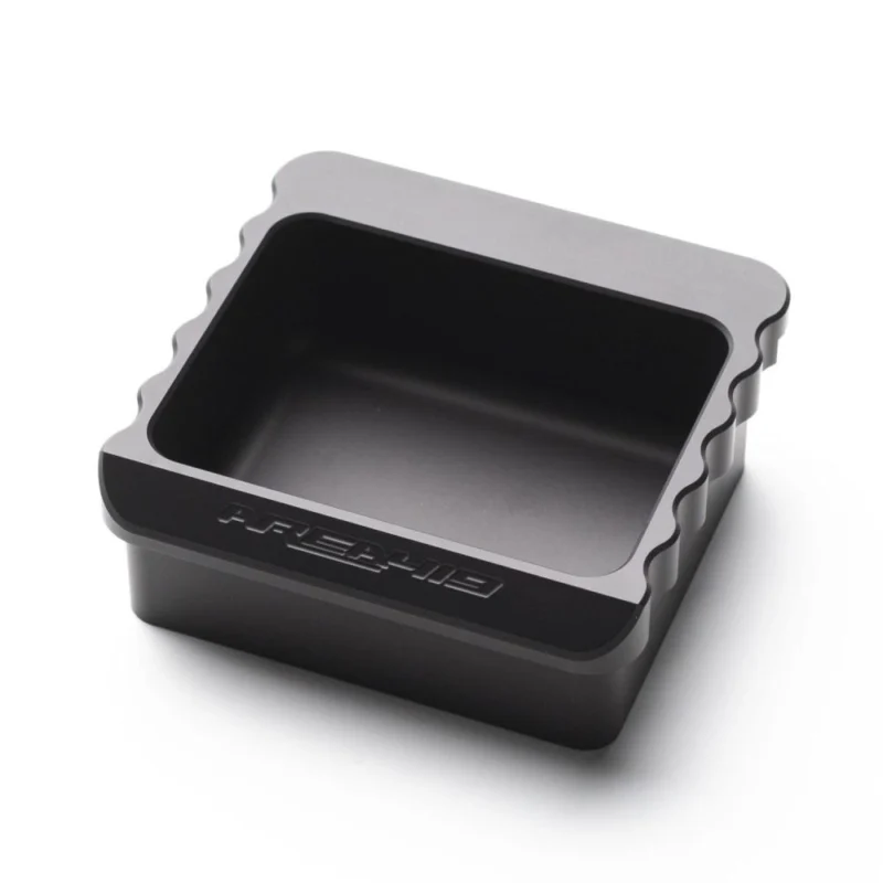 Area 419 Zero Bullet Tray, 4 x 4 x 1.5 inches, with rubber feet