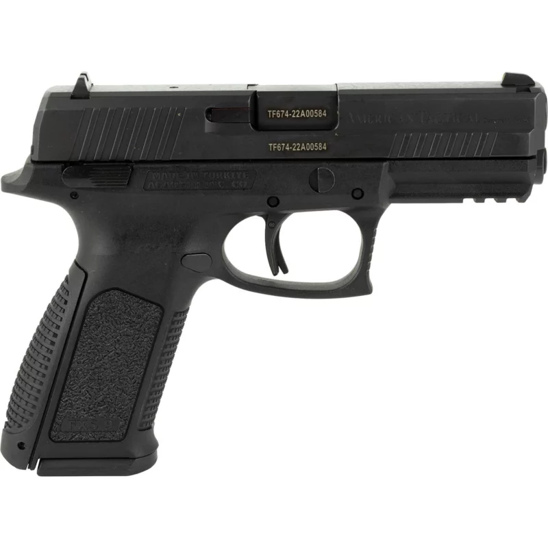 American Tactical ATI FXS-9 9mm pistol, 4.10 inch barrel, black finish