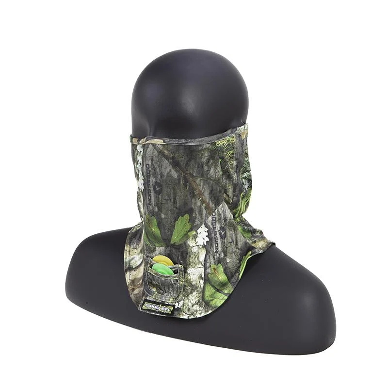 Allen Shocker Neck Gaiter Mossy Oak Obsession with call pocket and breathable mesh