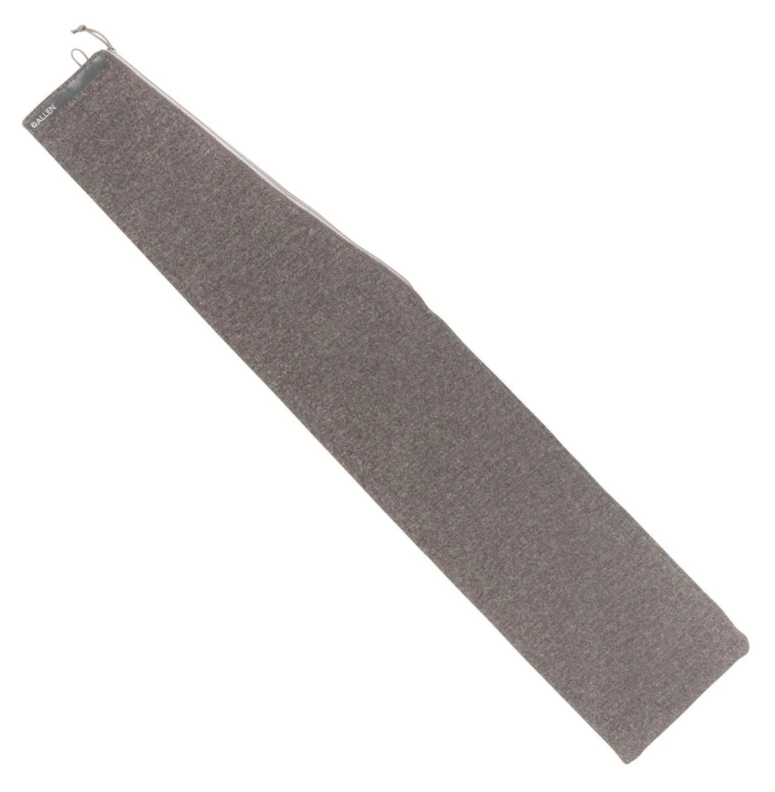 Allen 3633 gray rifle storage pouch with fleece lining and lockable zipper
