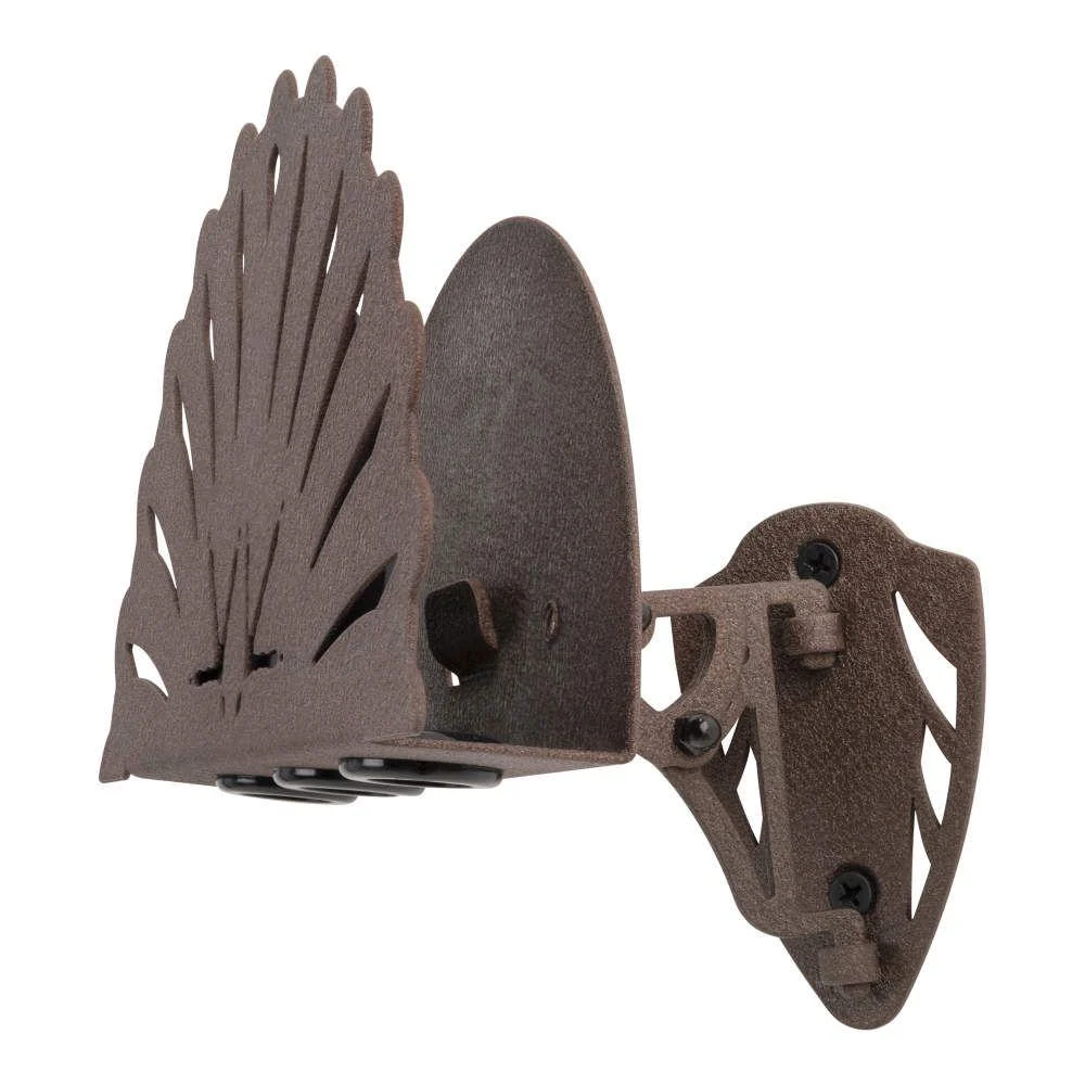 Allen EZ Mount Turkey Fan Display brown steel wall mount for turkey fan and beards