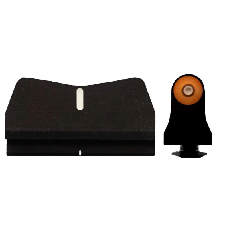 XS Sights DXW2 Big Dot suppressor-height sight set for Glock 17/19/22-24/26/27/31-36 in orange