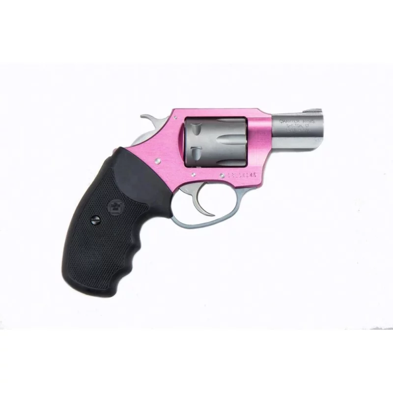 Charter Arms Pink Lady .22 LR 2-inch revolver pink aluminum frame stainless barrel and cylinder