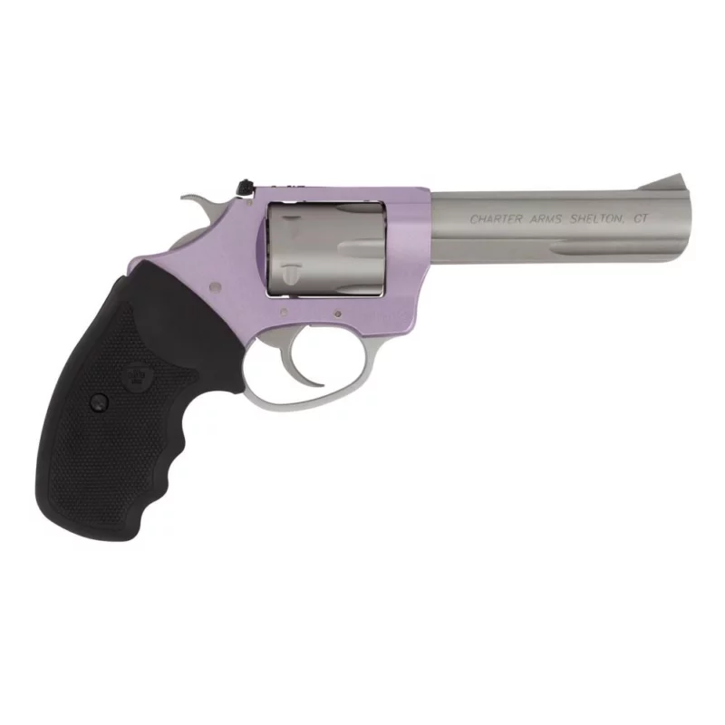 Charter Arms Pathfinder Lite .22 LR lavender frame matte stainless 4.2in revolver