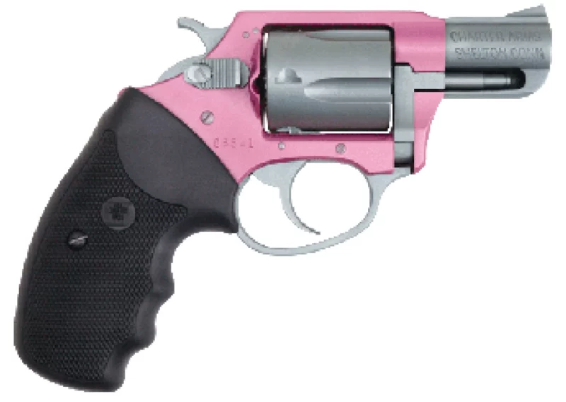 Charter Arms Undercover Lite Southpaw Pink Lady 2-inch .38 Special revolver left-hand pink frame matte stainless barrel
