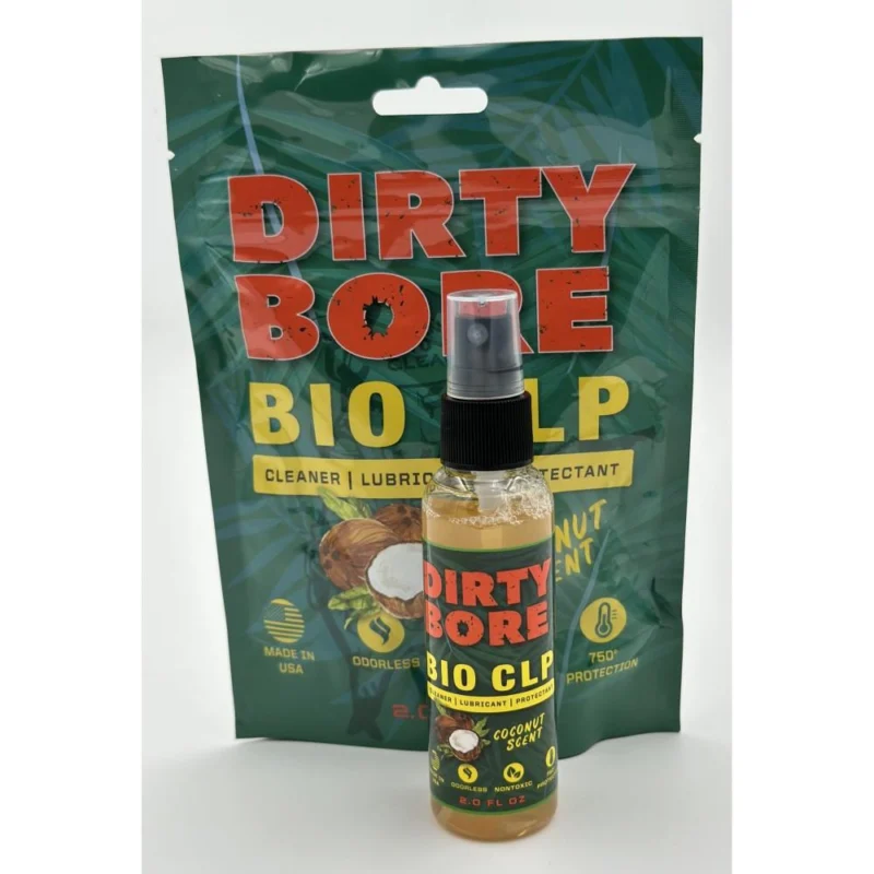 Advance Warrior Solutions Dirty Bore CLP Coconut 2oz bottle, non-toxic, made in USA