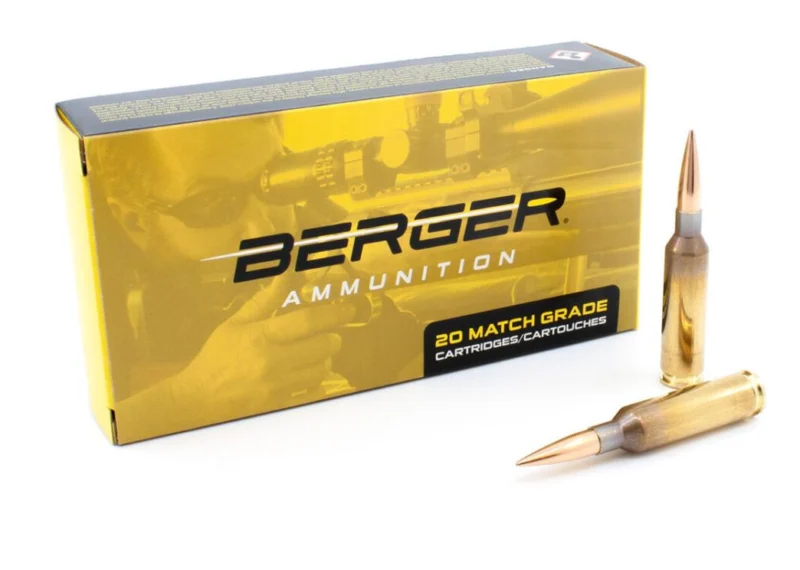Berger Bullets 6mm Creedmoor 109gr Long Range Hybrid Target 20/box