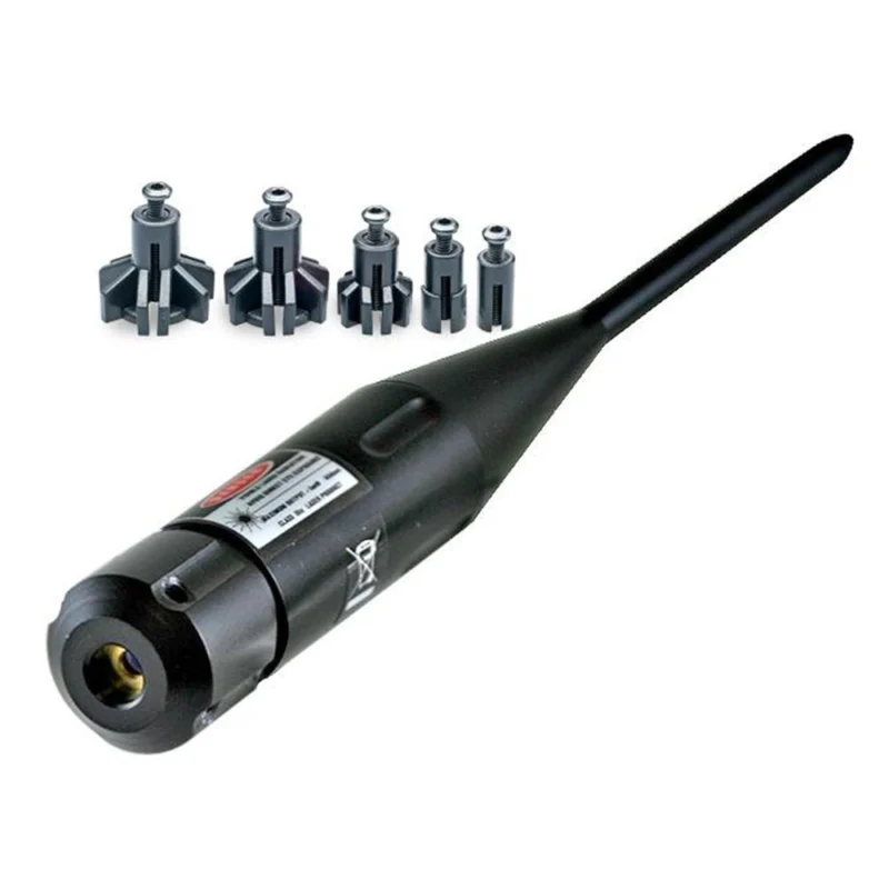 Bushnell laser boresighter kit with 5 arbors and LR44 batteries