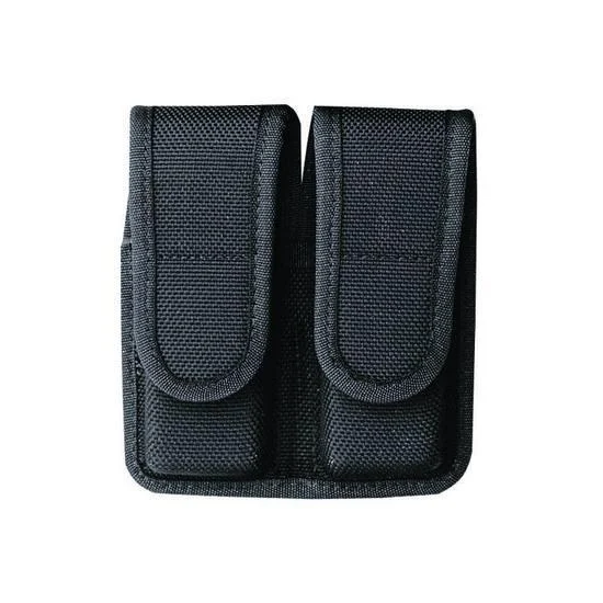 Bianchi Model 7302 AccuMold double magazine pouch in ballistic weave with injection molded belt loop