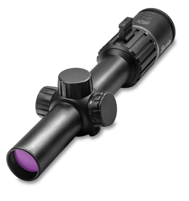 Burris RT-6 rifle scope 30mm tube 24mm objective illuminated Ballistic AR reticle matte black