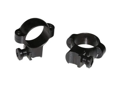 Burris Deluxe solid steel rimfire rings 1 inch tube high profile gloss black for 3/8 inch dovetail