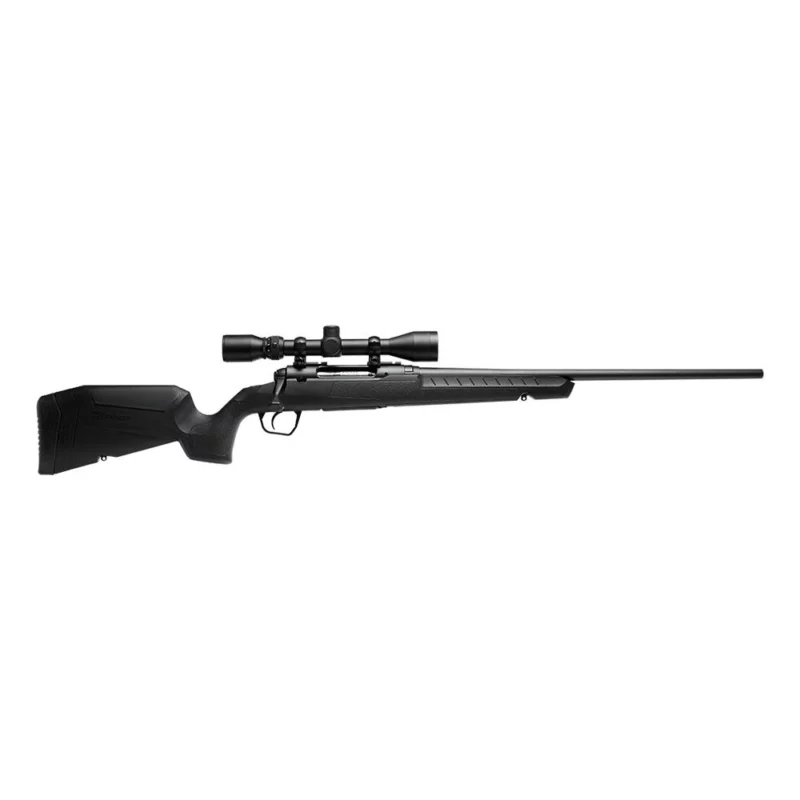 Savage Axis XP 7mm-08 Rem 22in rifle with Weaver 3-9x40 scope, black synthetic stock