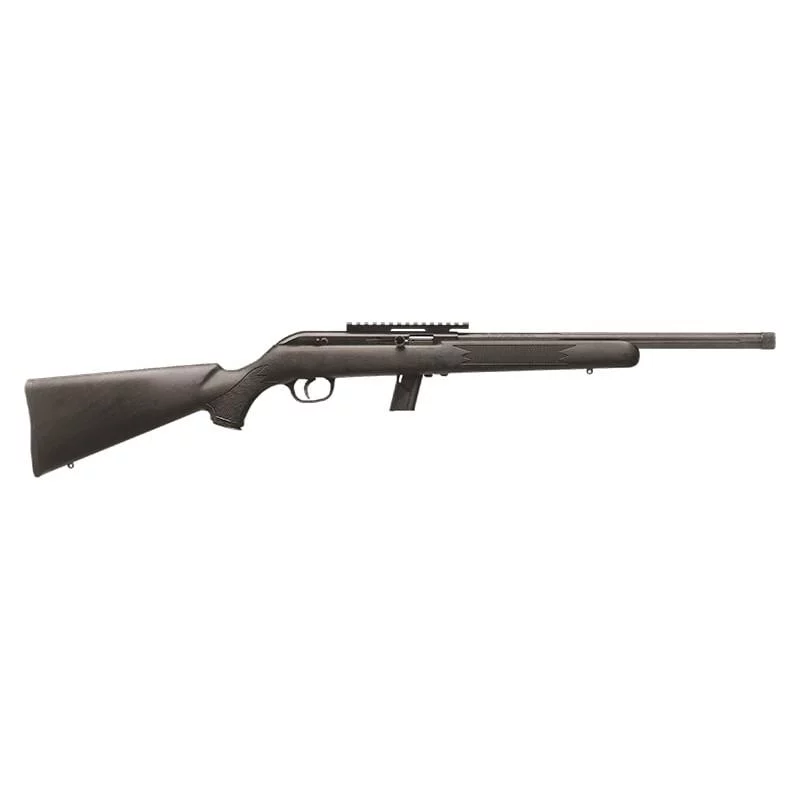 Savage 64 FV-SR .22 LR 16.5in threaded heavy barrel rifle in matte black with synthetic stock