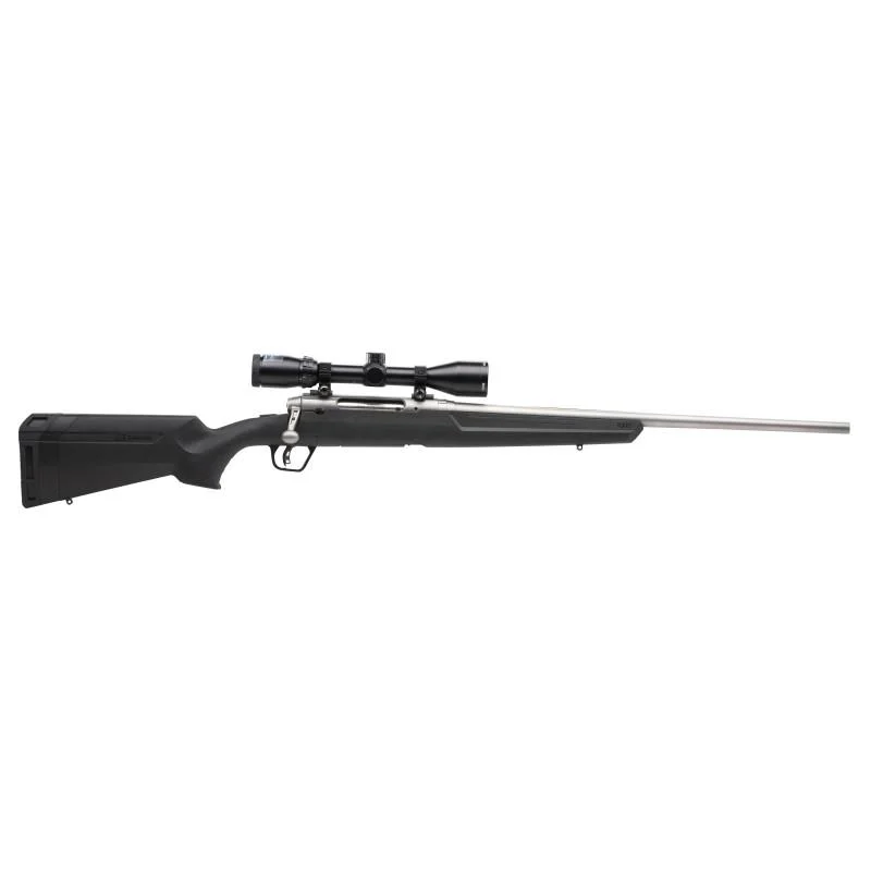 Savage Axis II XP 7mm-08 Rem 22-inch stainless barrel black synthetic stock with Bushnell 3-9x40 scope