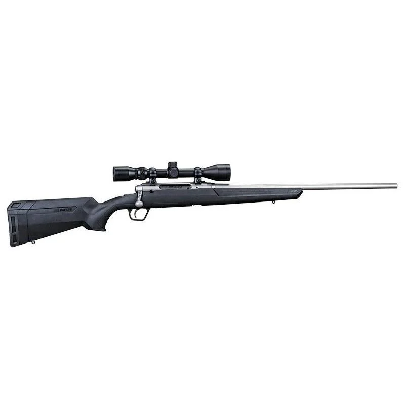 Savage Axis XP 400 Legend bolt-action rifle with 3-9x40 scope and black synthetic stock