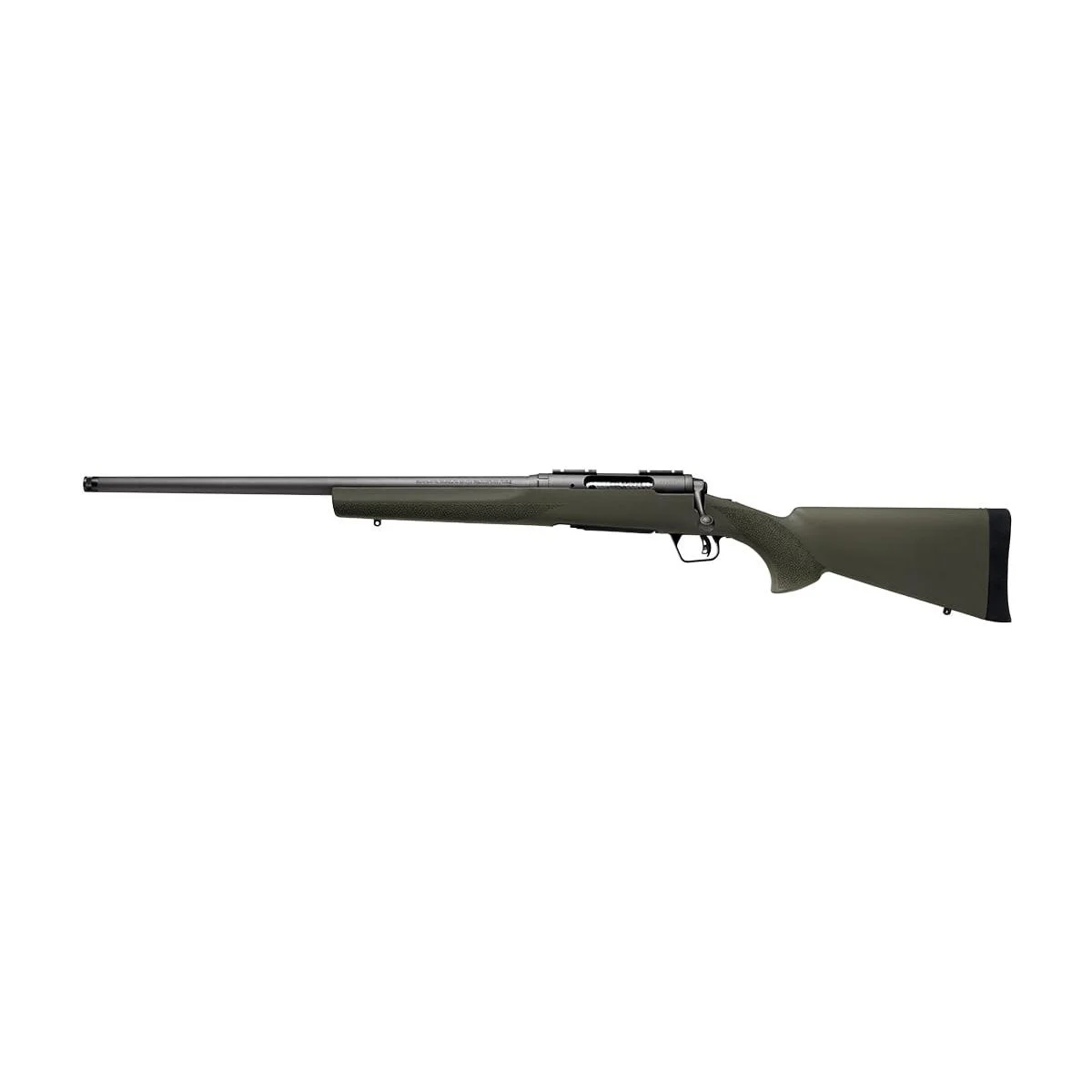 Savage 110 Trail Hunter left-hand .400 Legend 20in threaded barrel OD Green Hogue overmold stock