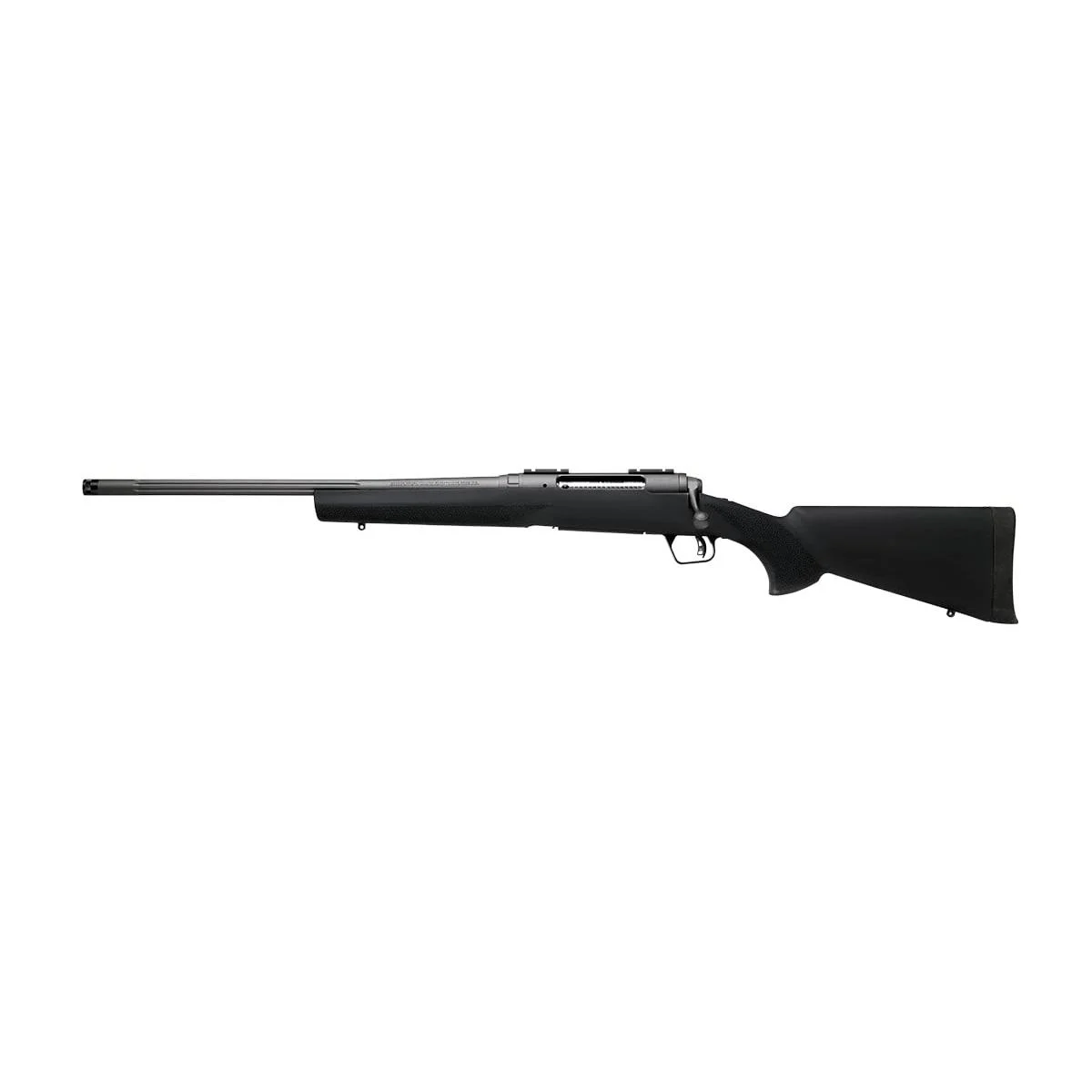 Savage 110 Trail Hunter Lite left-hand .400 Legend rifle 20 inch threaded barrel black Hogue stock