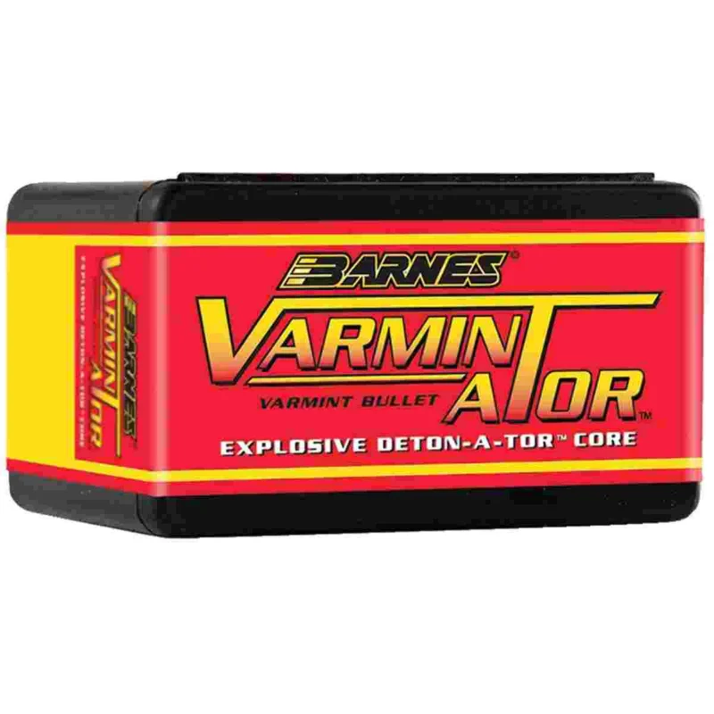 Barnes Varmin-A-Tor .204 32gr Flat Base Hollow Point bullets 100 count