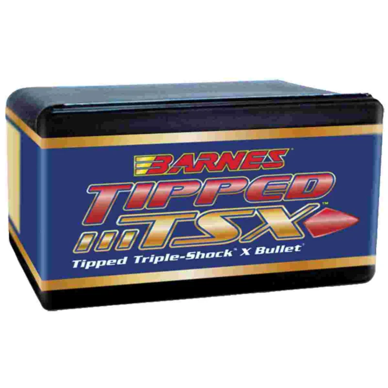 Barnes TTSX .22 Cal (.224) 50 gr Flat Base Tipped Bullets 50-count box