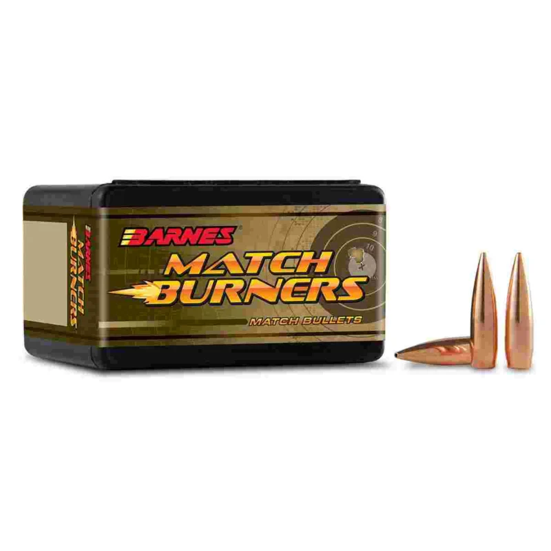 Barnes Match Burner .308 175 gr HPBT boat tail bullets 100 count