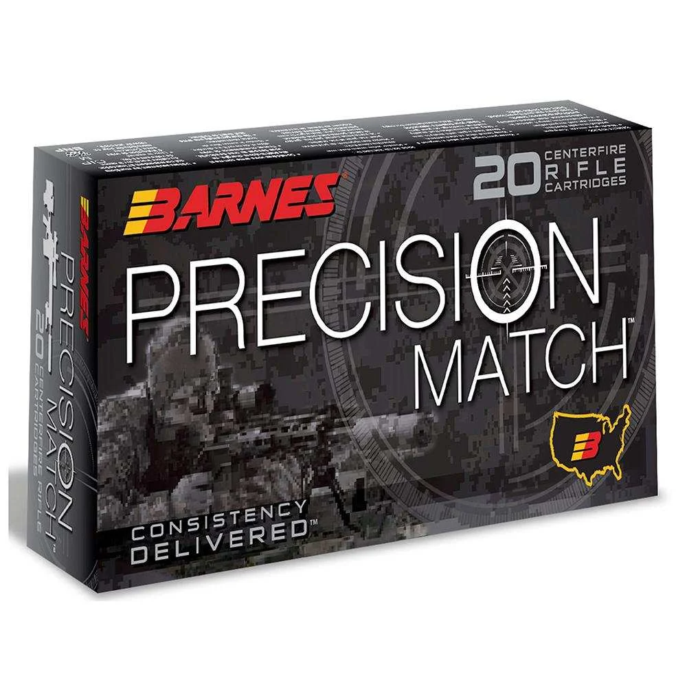 Barnes Precision Match 6mm ARC 105 gr Match Burner OTM BT ammunition box