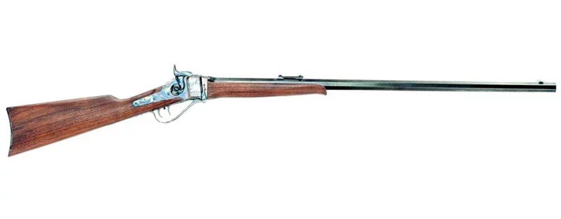 Chiappa 1874 Sharps 32-inch .45-70 Government rifle with checkered walnut stock and case-colored receiver