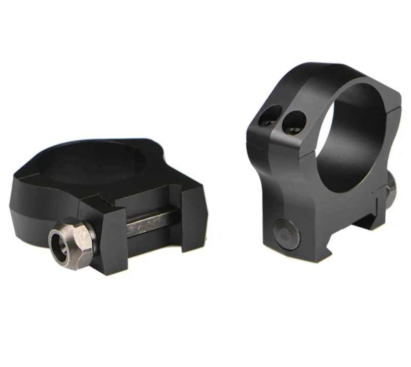 Christensen Arms PRSR-X2 30mm Medium Ultralight scope rings, black anodized