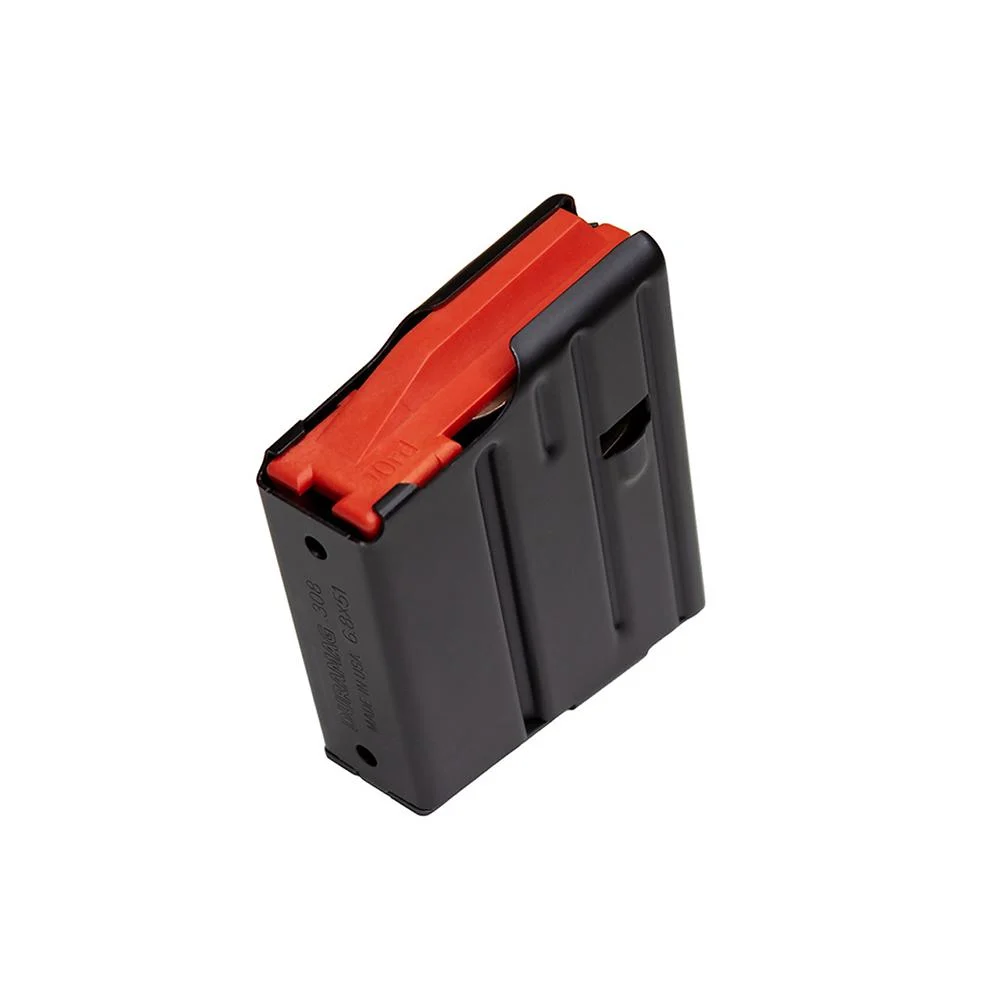DuraMag SS 10rd AR-10/SR25 blackened stainless steel magazine for .308/7.62 NATO