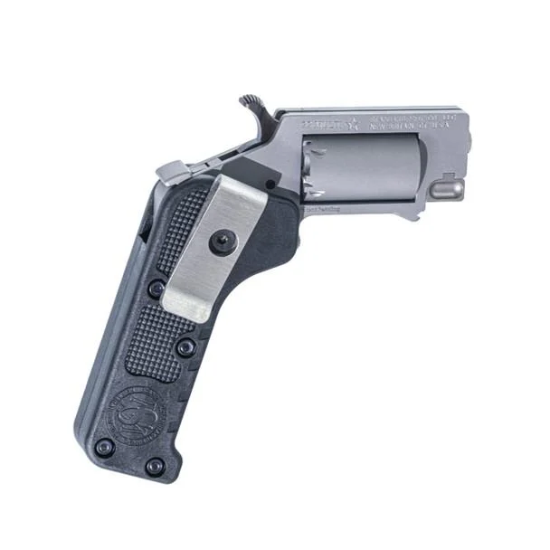 Standard Manufacturing Switch Gun Stainless Steel .22 LR folding revolver with belt clip and .75 inch barrel