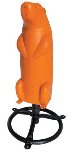 Do All Outdoors 3D Prairie Dog Impact Seal self-healing target on spring stand