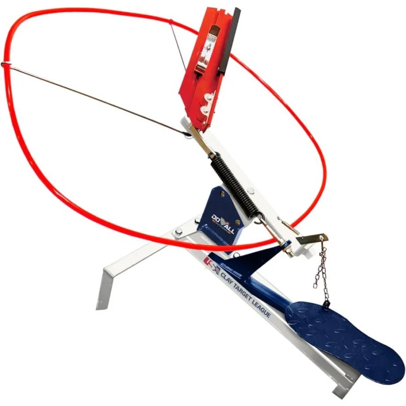 Do All FlyWay One HD manual trap target thrower, pedal-activated, steel and aluminum frame