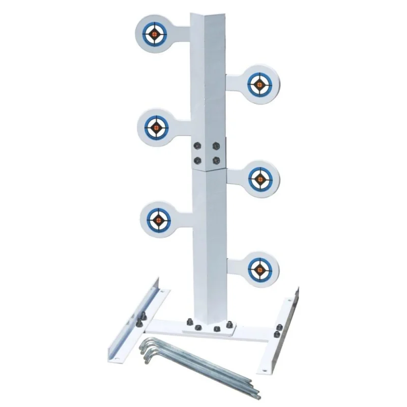 Do-All Outdoors .22 Dueling Tree steel range target with six plates and Tension Lock Technology