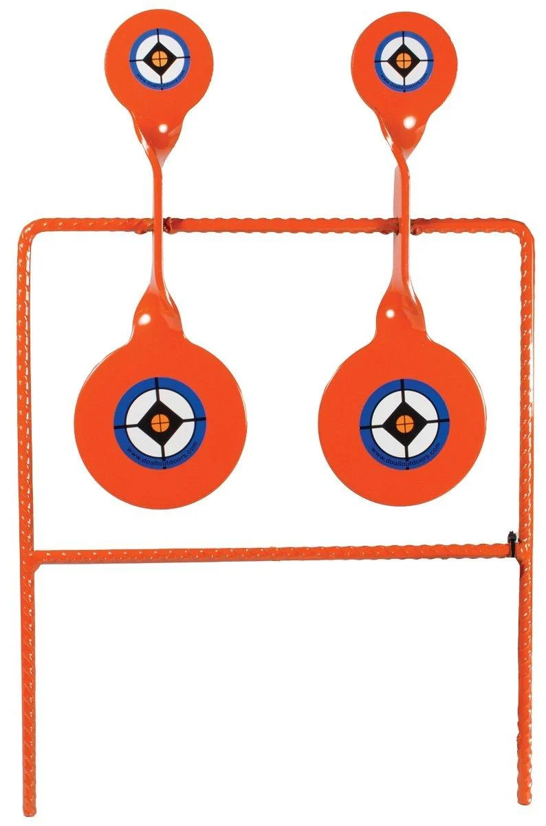 Do All Outdoors .22 Rebar Double Spinner powder-coated steel reactive target
