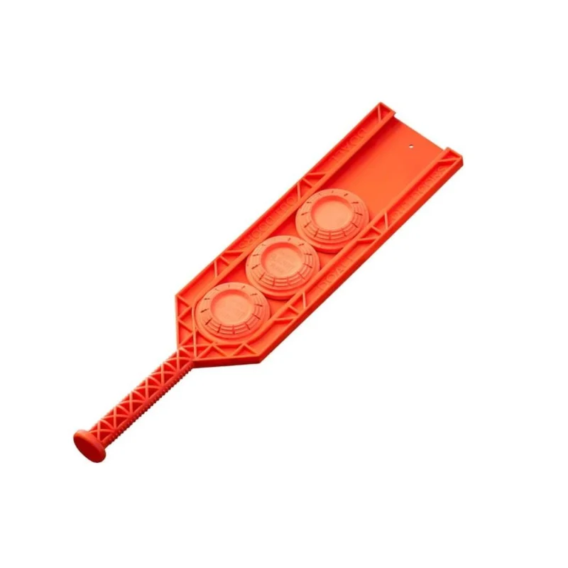 Do-All Outdoors Triple Clay Hand Thrower Orange launches 1-3 clays ambidextrous plastic