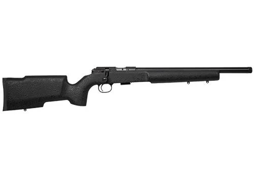 CZ-USA 457 Pro Varmint .22 LR bolt-action rifle with black laminate stock and threaded barrel