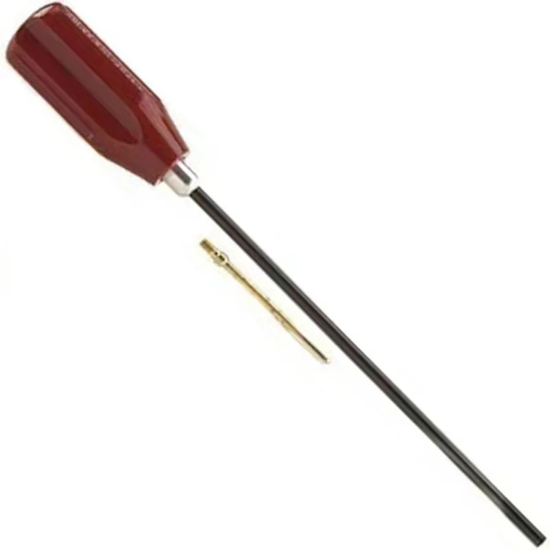 J. Dewey .22 caliber nylon-coated cleaning rod with 8-32 female thread and 2245-L patch loop